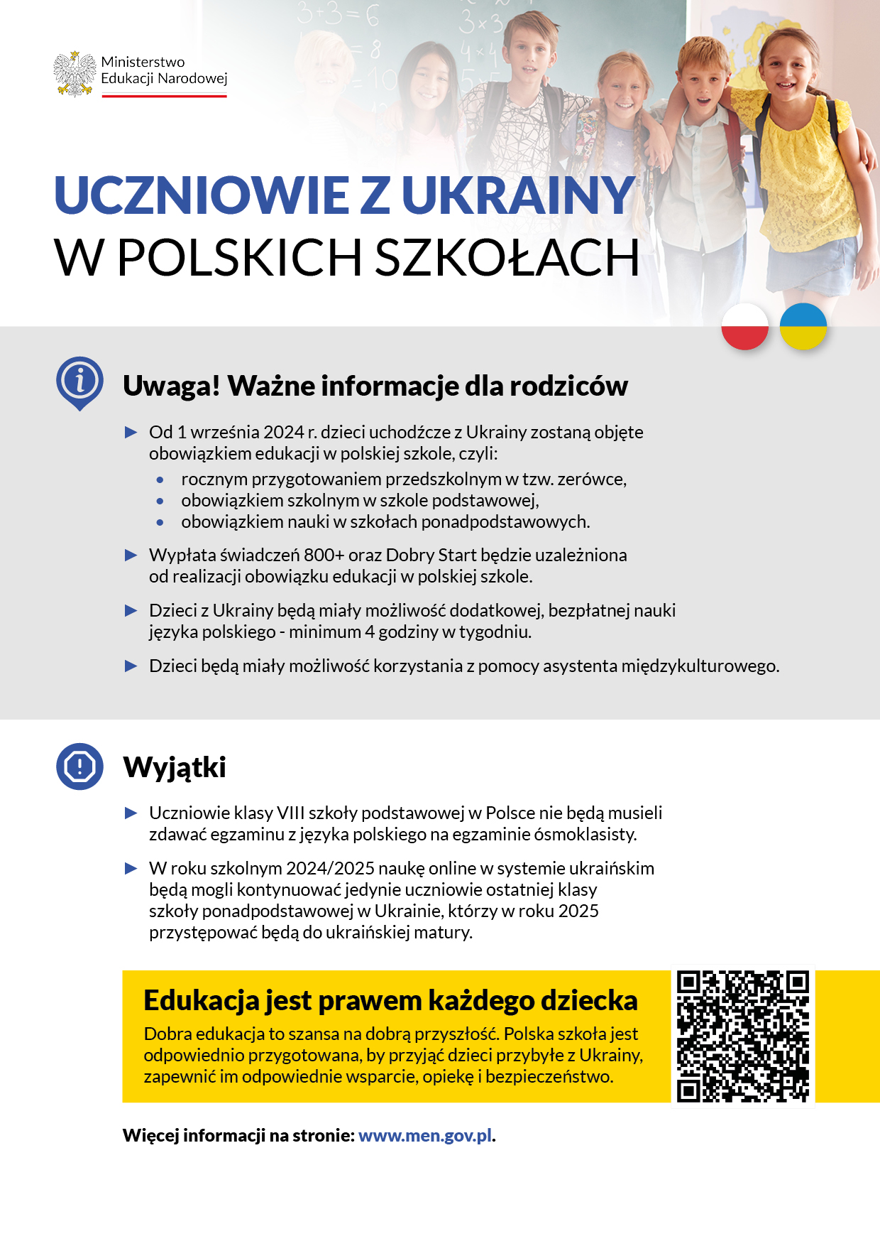 Plakat informacyjny PL